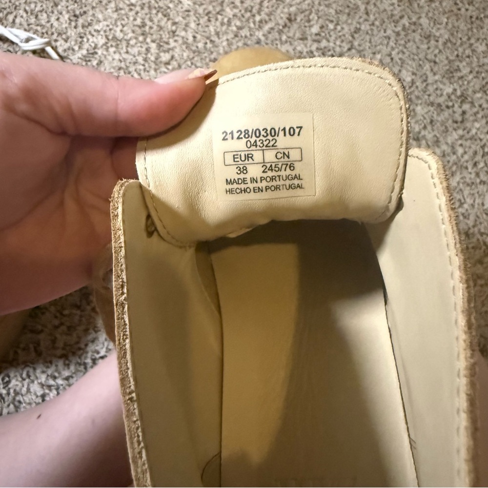 Clark’s x Zara Collaboration Tan Real Leather Ankle Boot Size 38 - Picture 14 of 14